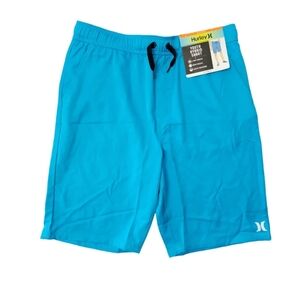 Hurley Boys Hybrid 4-way Stretch Fabric Quick Dry Drawstring Shorts